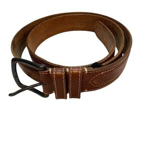 Orvis Brown Leather Belt Sz 40